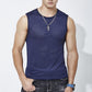 Heren Ice Silk Mesh Ademend Sneldrogend Atletische Tanktop