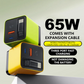 🔌⚡ 50% KORTING! Nooit meer kabelwirwar of lege batterijen! Deze 65W snellader met intrekbare Type-C-kabel van 80 cm en 3 poorten laadt telefoon, tablet én laptop tegelijk – compact, veilig en overal mee naartoe!