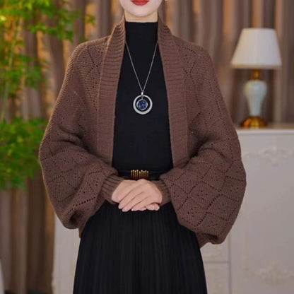 Gebreide Opengewerkte Sjaalvest