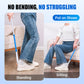 Adjustable Long Shoe Horn with Sock Remover for Seniors