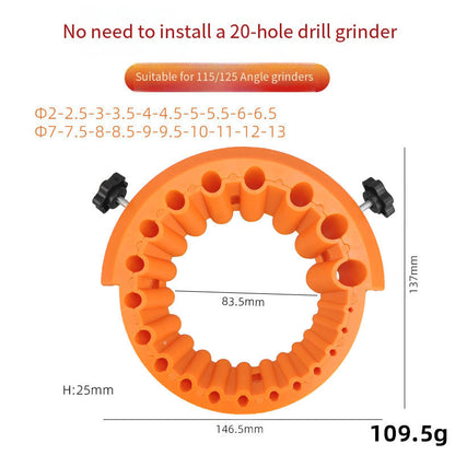 🧰Multifunctionele boorslijper voor haakse slijpmachines🧰