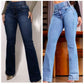 🎁2026 Nieuw binnen 50% KORTING👖 Stretch flare jeans met hoge taille