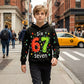 🎅 Black Friday: 50% korting! "67" hoodie voor kinderen – Zacht, trendy en geïnspireerd door de virale meme 🎮👕