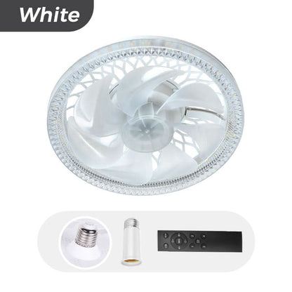 🌞50% korting💡2-in-1 dimbare plafondventilatorlamp met afstandsbediening – stil, verstelbaar en ruimtebesparend