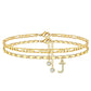 💕Gelaagde Gouden Enkelband voor Vrouwen