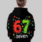 🎅 Black Friday: 50% korting! "67" hoodie voor kinderen – Zacht, trendy en geïnspireerd door de virale meme 🎮👕