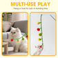 😻Interactief fruitvormig kattenkruid speeltje met touwtje