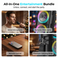 🥳HETE UITVERKOOP 2026🥳💞Meer dan 50.000 verkocht!🎤🔊 50% korting! Draagbare Bluetooth-luidspreker met microfoon – 16W krachtig geluid, RGB-verlichting en bedrade microfoon. Perfect voor karaoke, square dancing en kraampjes in de buitenlucht.