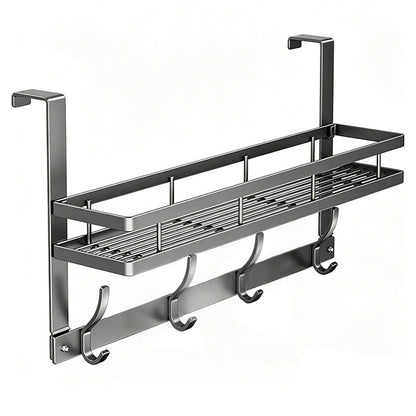 🔥 Zolang de voorraad strekt – 50% KORTING! 🎉 Over-de-deur haken met opbergmand