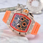 ⌚ Beperkte oplage – 56% korting✨ Luxe herenhorloge in tonneauvorm met strass-versiering