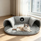 Pluche 2-in-1 katten tunnelbed