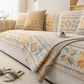Antislip bohemien chenille bankkussenhoes