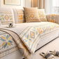 Antislip bohemien chenille bankkussenhoes