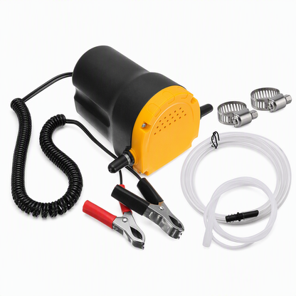 ⛽⚡ Elektrische Olie- en Dieselpomp – Zelfaanzuigend, Koperen Motor & Accuaansluiting